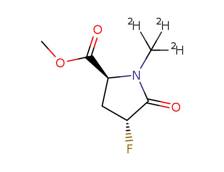 methyl (2S,4R)-4-fluoro-1-(methyl-d3)-5-oxopyrrolidine-2-carboxylate