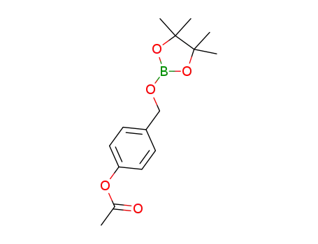 4-(((4,4,5,5-tetramethyl-1,3,2-dioxaborolan-2-yl)oxy)methyl)phenyl acetate