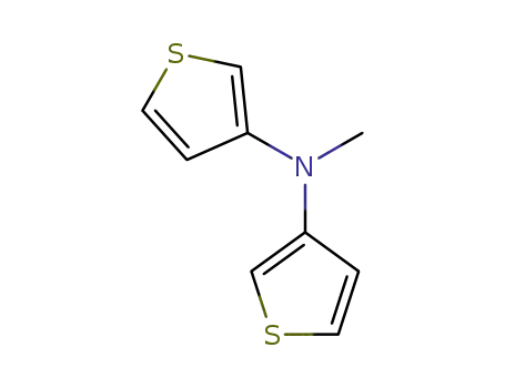 N-methyl-N,N-di(3-thienyl)amine