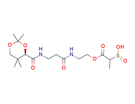 2-sulfinatepropionyloxa(dethia)pantetheine acetonide