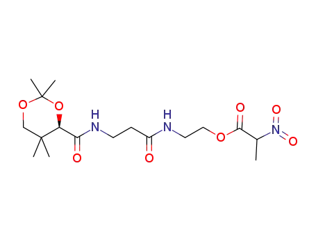 2-nitropropionyloxa(dethia)pantetheine acetonide
