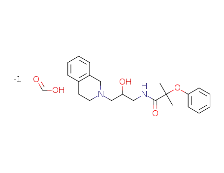 N-(3-(3,4-dihydroisoquinolin-2(1H)-yl)-2-hydroxypropyl)-2-methyl-2-phenoxypropanamide formate salt