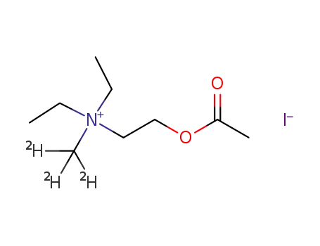 N,N-diethyl-N-methyl-d3-aminoethyl acetateiodide
