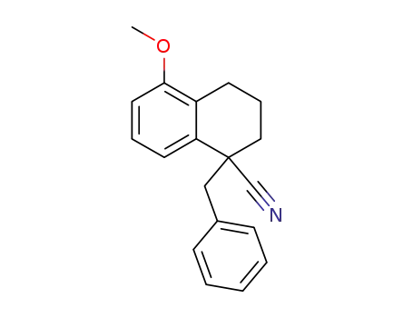 1-benzyl-1-cyano-5-methoxy-1,2,3,4-tetrahydronaphthalene