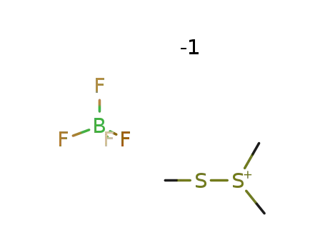 Molecular Structure of 5799-67-7 (DIMETHYL(METHYLTHIO)SULFONIUM TETRAFLUOROBORATE)