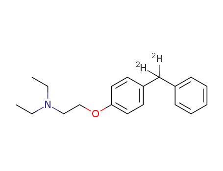 N,N-diethyl-2-(4-(phenylmethyl-d2)phenoxy)ethan-1-amine