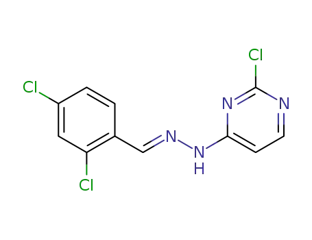(E)-2-chloro-4-(2-(2,4-dichlorobenzylidene)hydrazinyl)pyrimidine