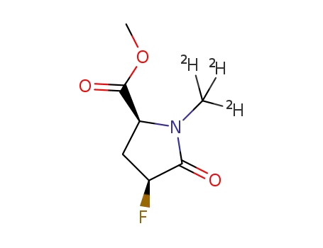 methyl (2S,4S)-4-fluoro-1-(methyl-d3)-5-oxopyrrolidine-2-carboxylate