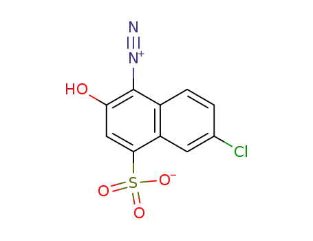 6-chloro-2-hydroxy-4-sulfo-naphthalene-1-diazonium-betaine