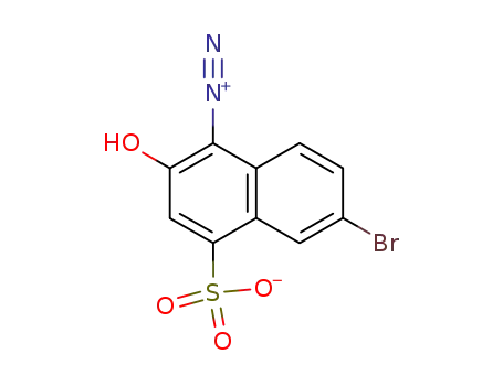 6-bromo-2-hydroxy-4-sulfo-naphthalene-1-diazonium-betaine