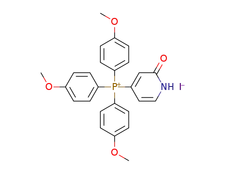 tris(4-methoxyphenyl)(2-oxo-1,2-dihydropyridin-4-yl)phosphonium iodide