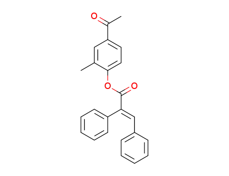 (E)-4-acetyl-2-methylphenyl 2,3-diphenyl acrylate
