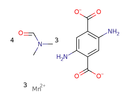 {Mn3(2,5-diaminoterephthalate)3(DMF)4}∞