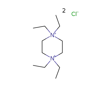 Molecular Structure of 5449-19-4 (1,1,4,4-tetraethylpiperazinediium)