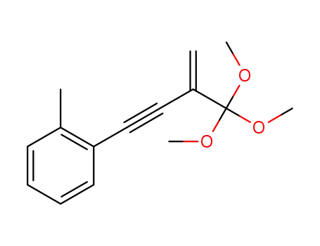1-methyl-2-(3-(trimethoxymethyl)but-3-en-1-yn-1-yl)benzene