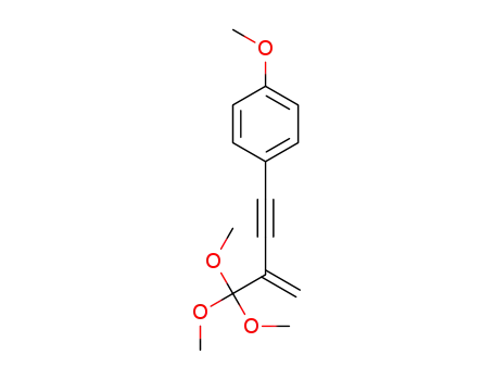 1-methoxy-4-(3-(trimethoxymethyl)but-3-en-1-yn-1-yl)benzene