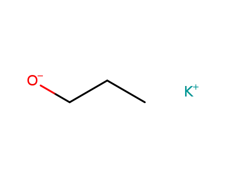 Molecular Structure of 16872-93-8 (Potassium n-propoxide, in n-propanol)