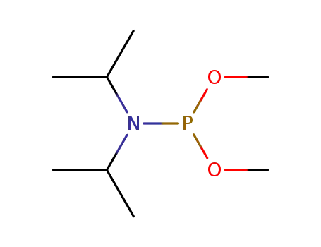 Molecular Structure of 122194-07-4 (DIMETHYL N,N-DIISOPROPYLPHOSPHORAMIDITE)