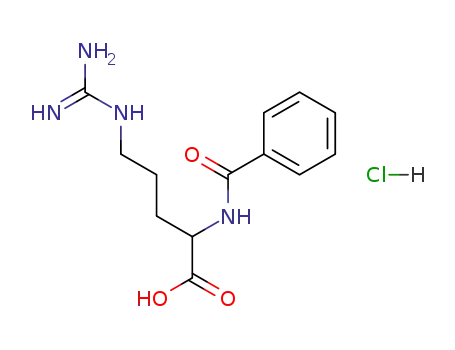 2-Benzoylamino-5-guanidino-pentanoic acid; hydrochloride