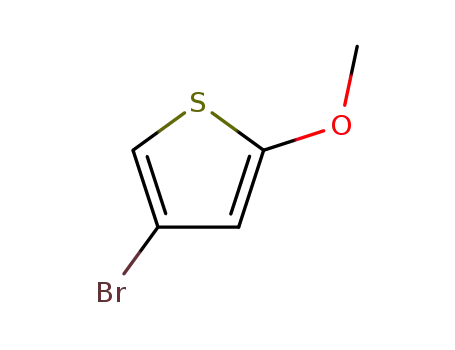 Molecular Structure of 73882-42-5 (4-bromo-2-methoxyThiophene)