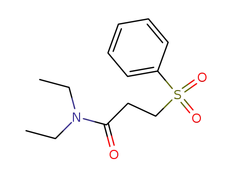 3-Benzenesulfonyl-N,N-diethyl-propionamide