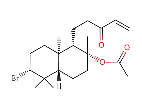 Acetic acid (1S,2R,4aS,6R,8aR)-6-bromo-2,5,5,8a-tetramethyl-1-(3-oxo-pent-4-enyl)-decahydro-naphthalen-2-yl ester