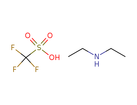 N-ethylethanamine; trifluoromethanesulfonic acid