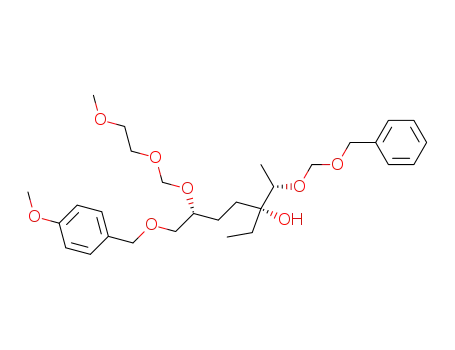 (2S,3R,6R)-2-benzyloxymethoxy-3-ethyl-7-(4-methoxybenzyloxy)-6-methoxyethoxymethoxyheptan-3-ol