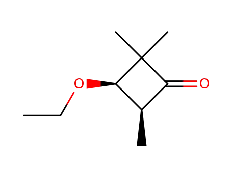 cis-3-ethyloxy-2,2,4-trimethylcyclobutanone