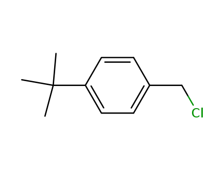 Molecular Structure of 19692-45-6 (4-tert-Butylbenzyl chloride)