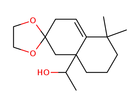1-(5',5'-Dimethyl-5',6',7',8'-tetrahydro-3'H-spiro[[1,3]dioxolane-2,2'-naphthalen]-8'a-yl)-ethanol