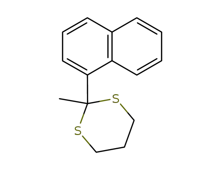 2-methyl-2-(naphthalen-1-yl)-1,3-dithiane