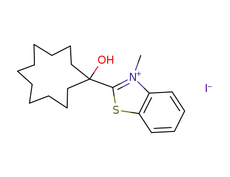 2-(1-Hydroxy-cyclododecyl)-3-methyl-benzothiazol-3-ium; iodide