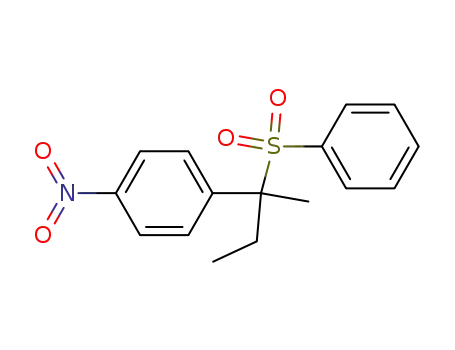 2-(p-nitrophenyl)-2-butyl phenyl sulfone