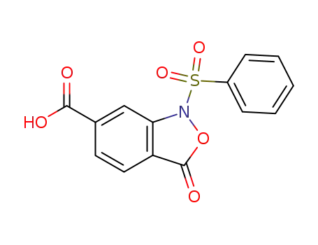 N-benzenesulfonyl 5-carboxylic benzo[c]isoxazol-3(1H)-one