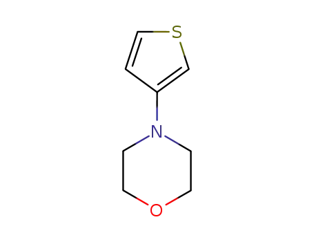 Molecular Structure of 1006-76-4 (4-(thiophen-3-yl)-Morpholine)