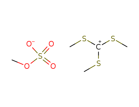 Methylium, tris(methylthio)-, methyl sulfate