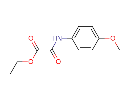 Molecular Structure of 18522-99-1 (ethyl 2-(4-methoxyphenylamino)-2-oxoacetate)