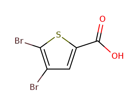 Molecular Structure of 6324-10-3 (4,5-DIBROMOTHIOPHENE-2-CARBOXYLIC ACID)