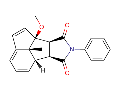 (5aS,5bS,8aS,8bS,8cR)-8b-Methoxy-8c-methyl-7-phenyl-5b,8a,8b,8c-tetrahydro-5aH-7-aza-dicyclopenta[a,cd]indene-6,8-dione