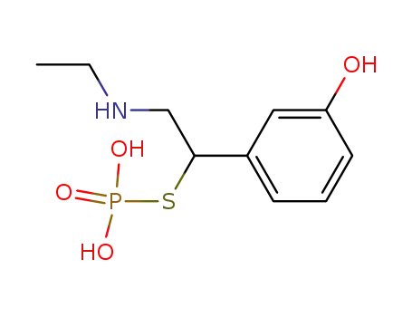 Molecular Structure of 119610-65-0 (S-[2-(ethylamino)-1-(3-hydroxyphenyl)ethyl] dihydrogen thiophosphate)