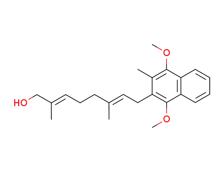 8-(1,4-dimethoxy-3-methyl-naphtalen-2-yl)-2,6-dimethyl-octa-2,6-dien-1-ol