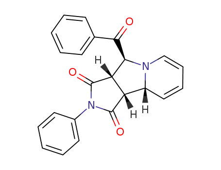 (3aS,4S,9aR,9bR)-4-Benzoyl-2-phenyl-3a,4,9a,9b-tetrahydro-pyrrolo[3,4-a]indolizine-1,3-dione