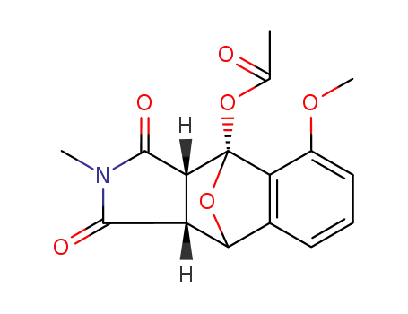 (3aα,4β,9α,9aα)-4-acetoxy-5-methoxy-2-methyl-3a,4,9,9a-tetrahydro-4,9-epoxy-1H-benzisoindole-1,3(2H)-dione
