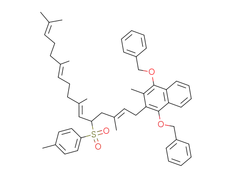 2-(5'-p-tosyl-tetraprenyl)-3-methyl-1,4-dibenzyloxynaphthalene
