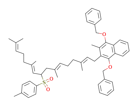 2-(9'-p-tosyl-tetraprenyl)-3-methyl-1,4-dibenzyloxynaphthalene