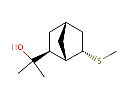 2-((1S,2S,4S,6S)-6-Methylsulfanyl-bicyclo[2.2.1]hept-2-yl)-propan-2-ol