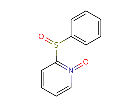 2-Benzenesulfinyl-pyridine 1-oxide