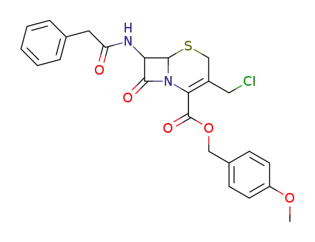 p-methoxybenzyl 7β-(2-phenylacetamido)-3-chloromethyl-3-cephem-4-carboxylate
