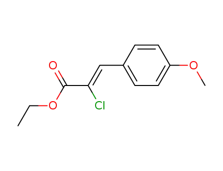 (E)-methoxyphenyl-3 chloro-2 propenoate d'ethyle